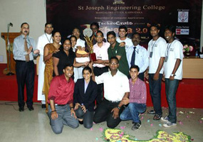 Joshiana 2.0 Beta Overall Champions Trophy was bagged by MSc team of AIMIT, Mangalore